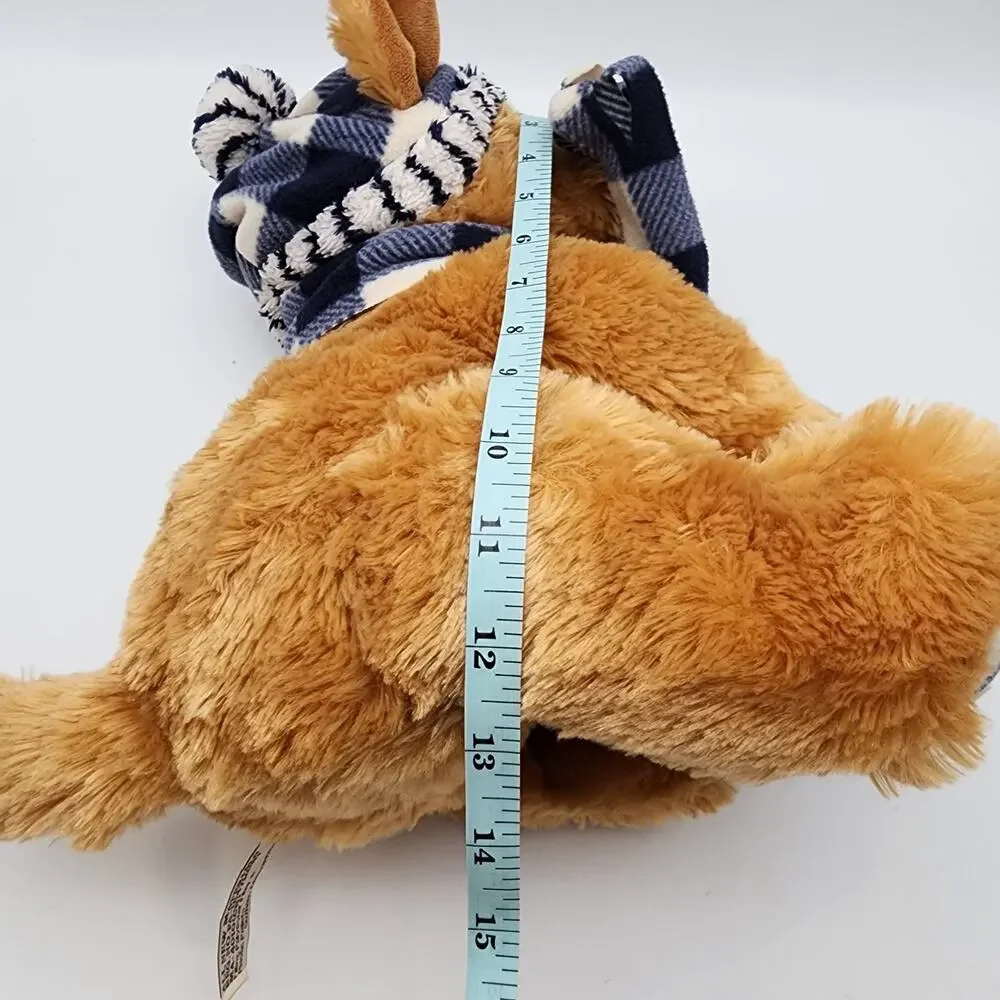 St Jude Gentle Treasures Brown Dog Plush Stuffed Animal Toy 12